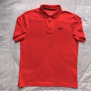 Under Armour Men’s HeatGear Sz LG Golf Shirt